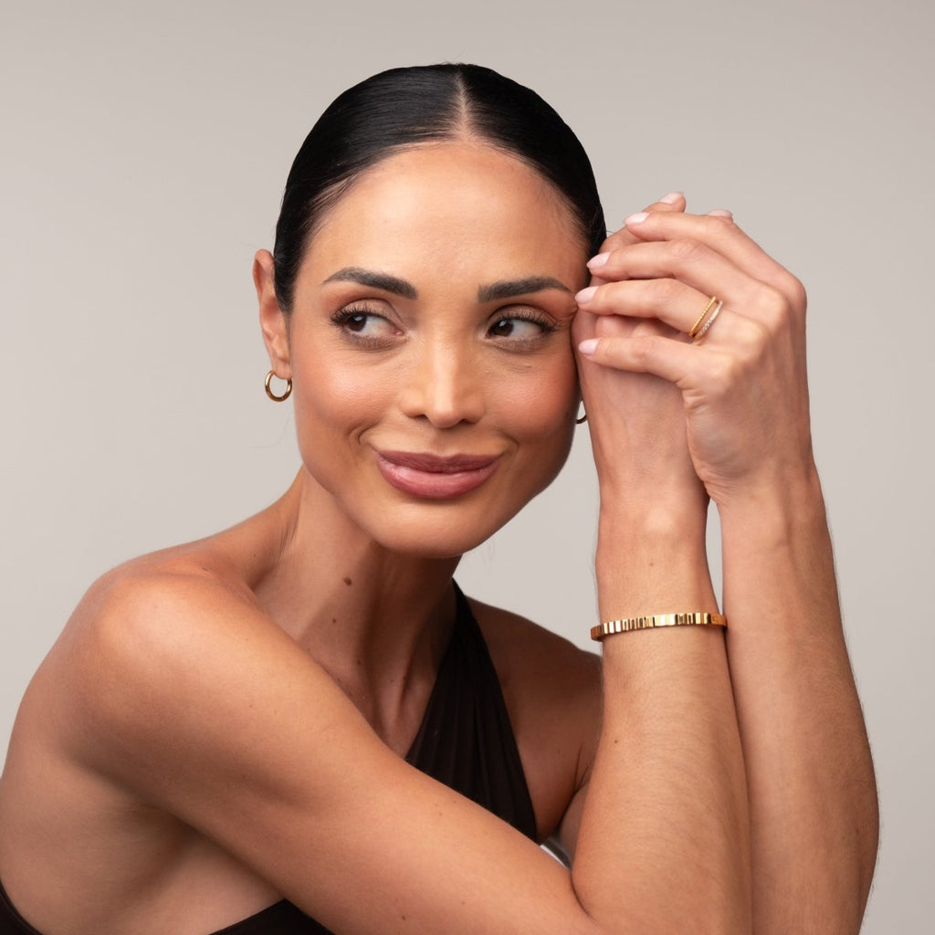 Bracelete Ripple Banhado em Ouro 18k