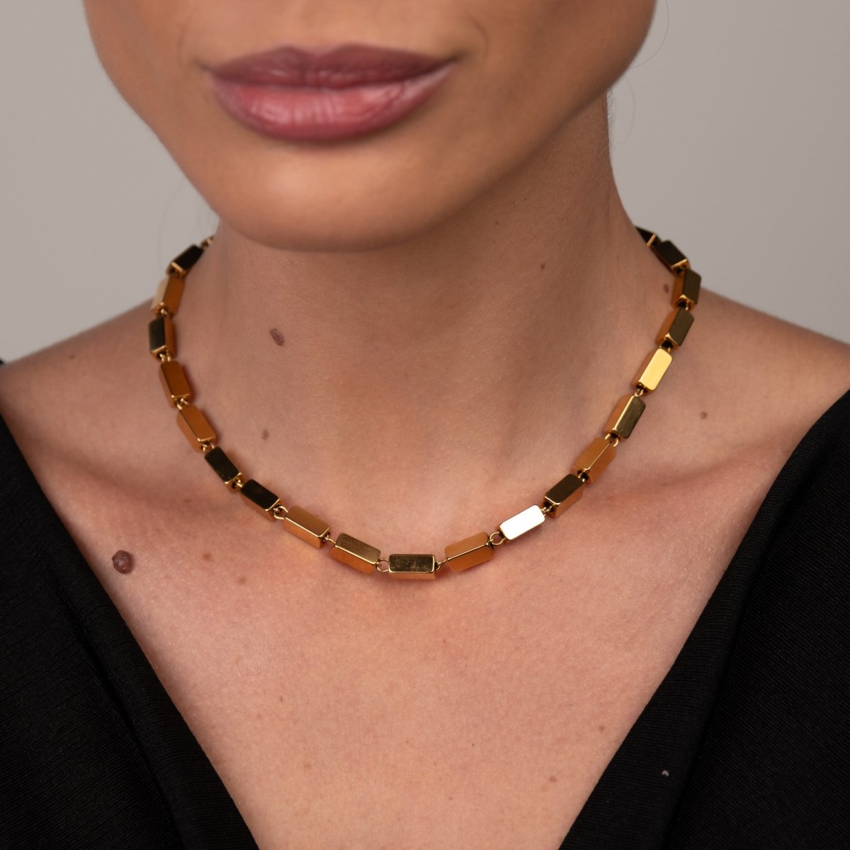 Colar Cora Banhado em Ouro 18k