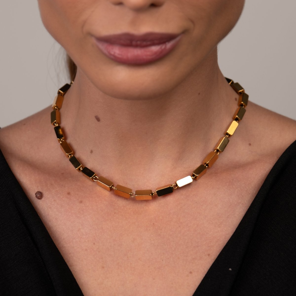 Colar Cora Banhado em Ouro 18k