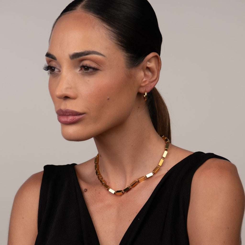 Colar Cora Banhado em Ouro 18k
