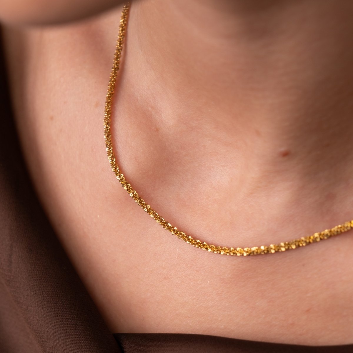 Colar Dely Banhado em Ouro 18k