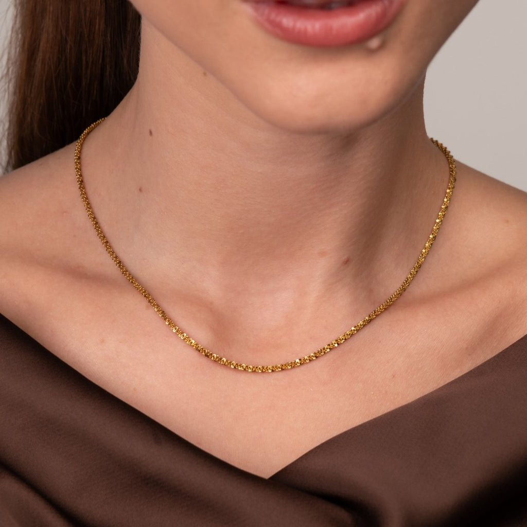 Colar Dely Banhado em Ouro 18k