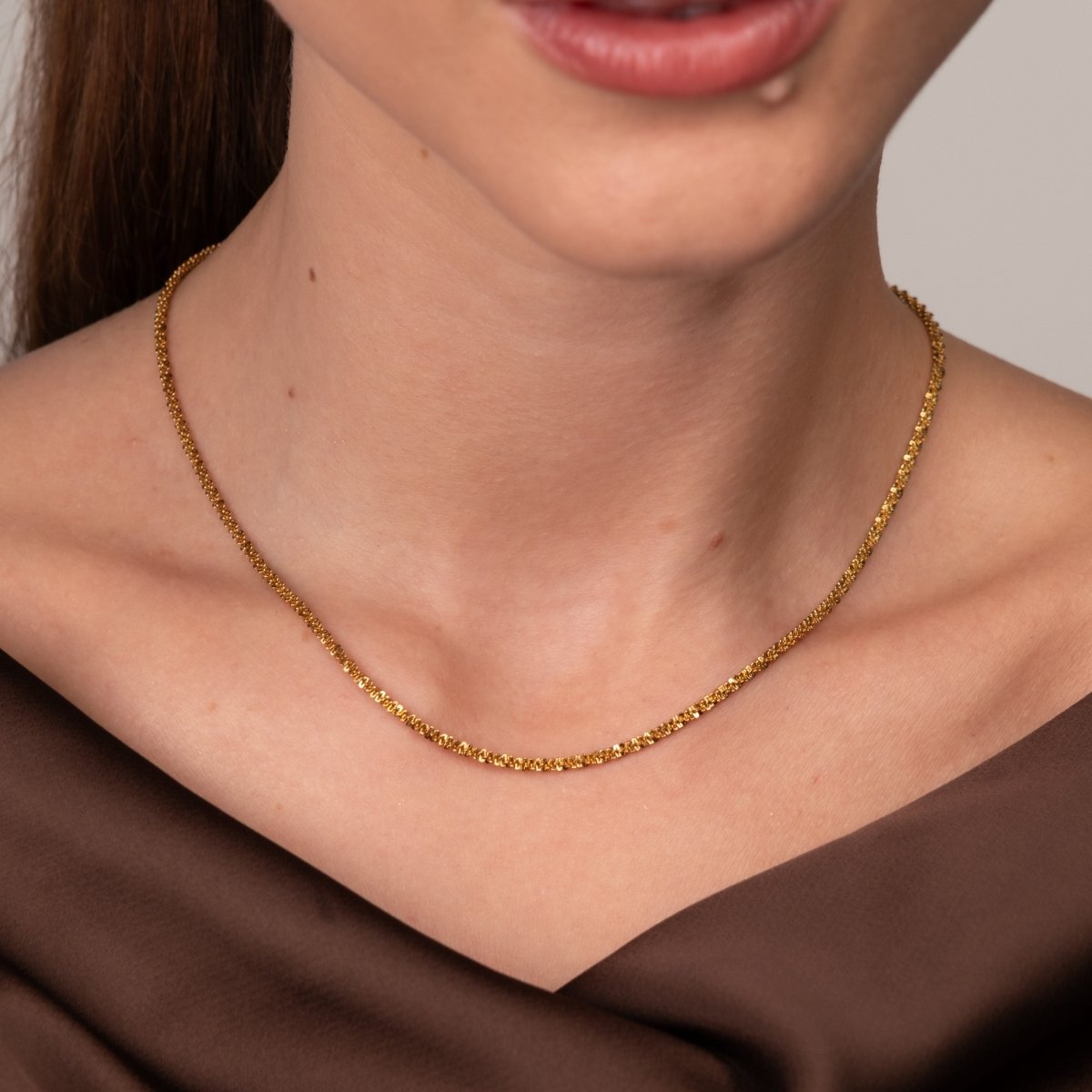 Colar Dely Banhado em Ouro 18k
