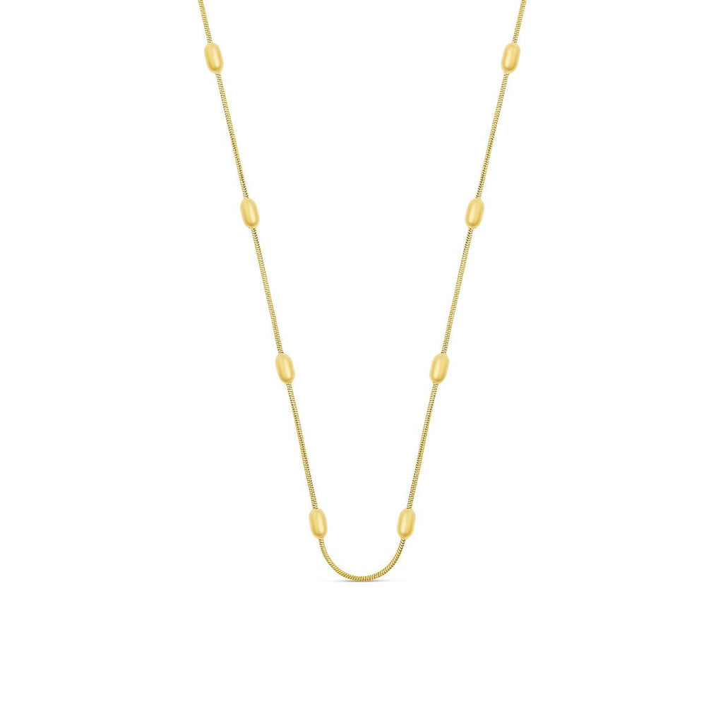 Colar Esfera Banhado em Ouro 18K