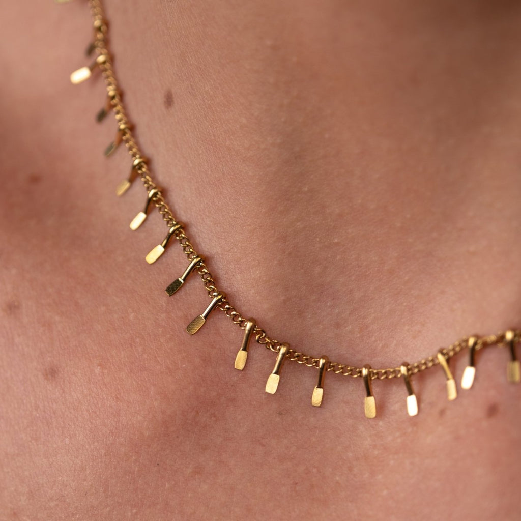 Colar Gargantilha Jurerê Banhado em Ouro 18K
