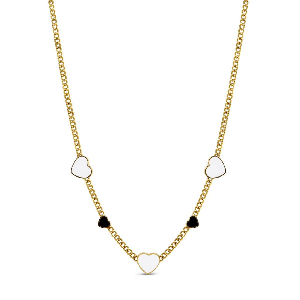 Colar Love Glow Monocromático Banhado em Ouro 18K