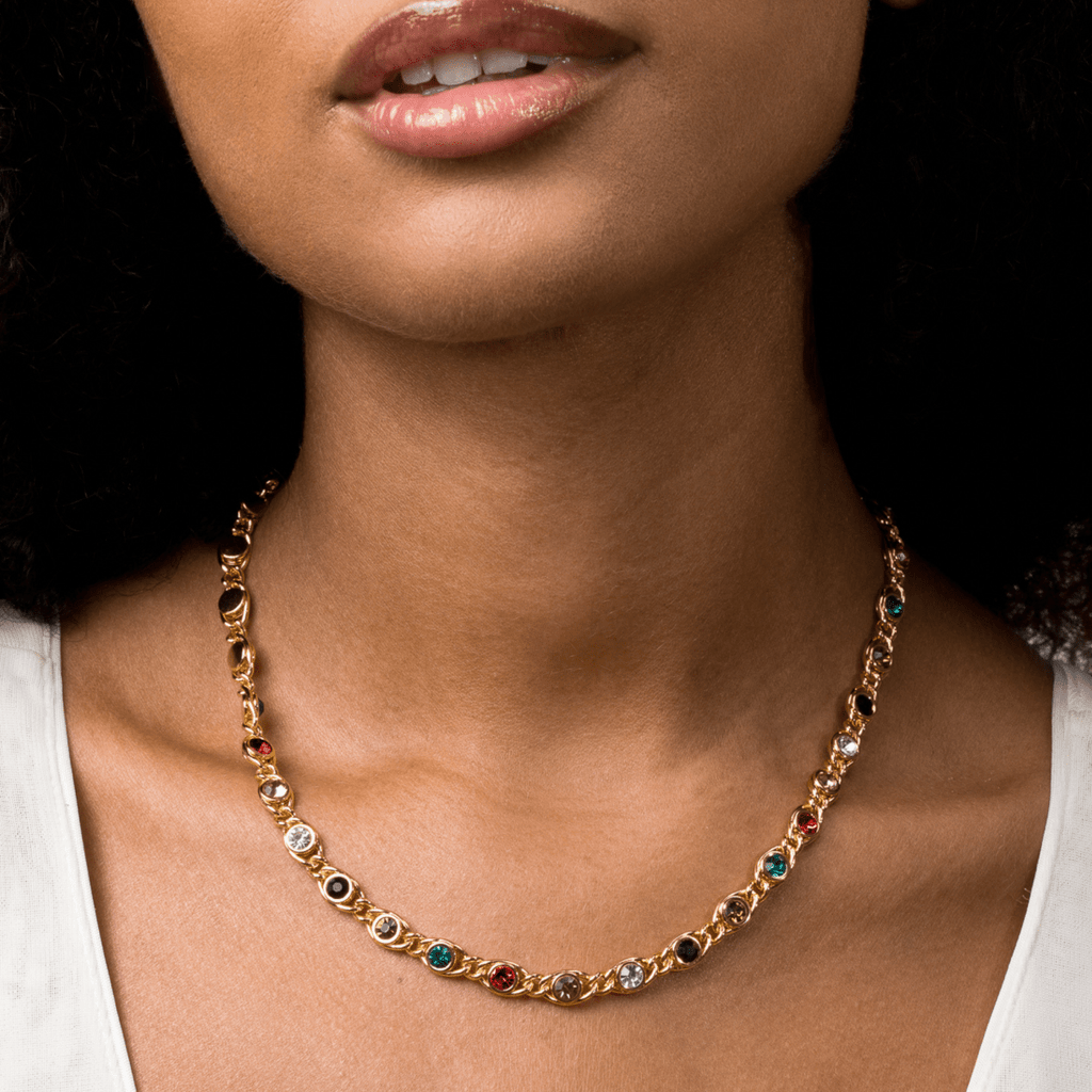 Conjunto Chloé Banhado em Ouro 18k