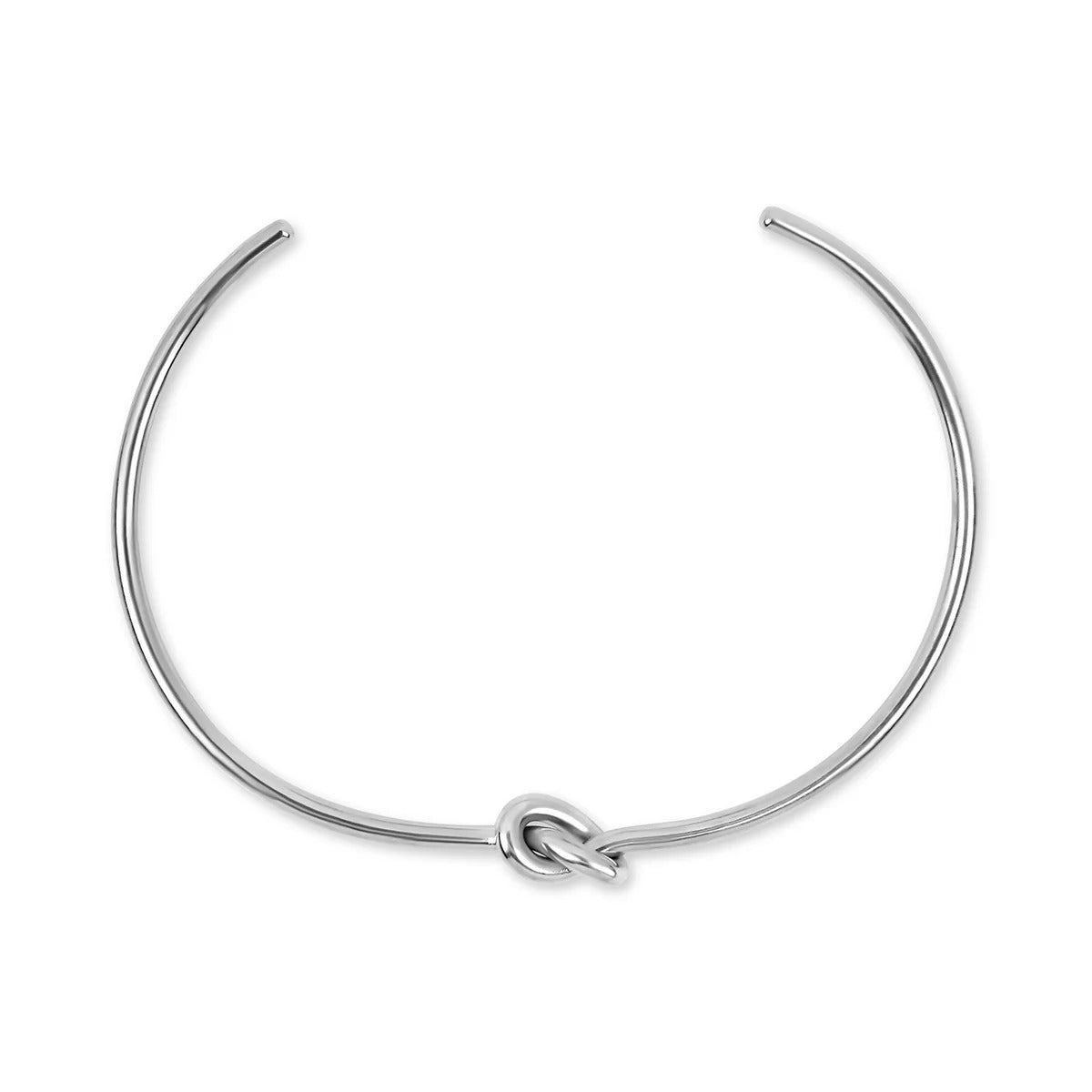 Kit Pulseiras Elegance & Bracelete Nó - Prata