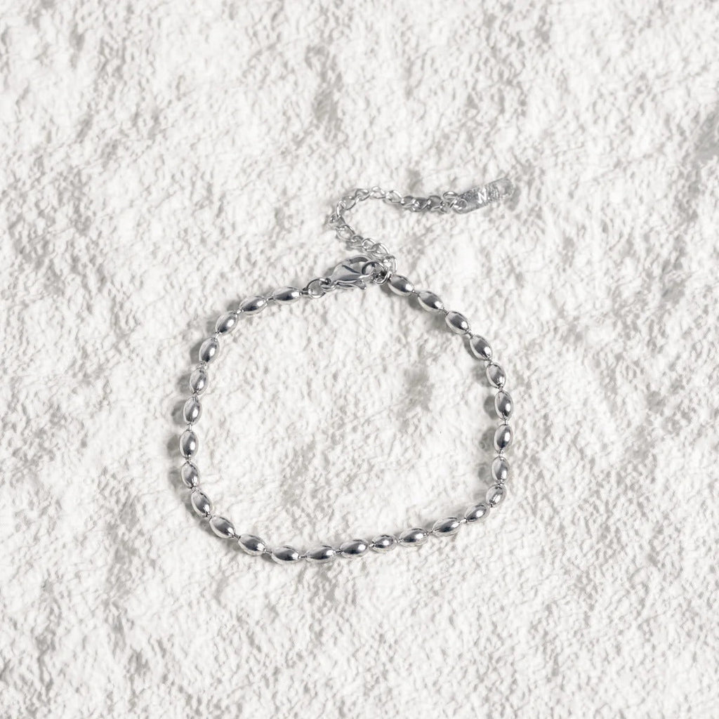 Pulseira Corrente Esferas - Prata