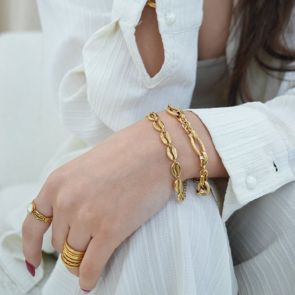 Pulseira Noronha Banhada em Ouro 18k